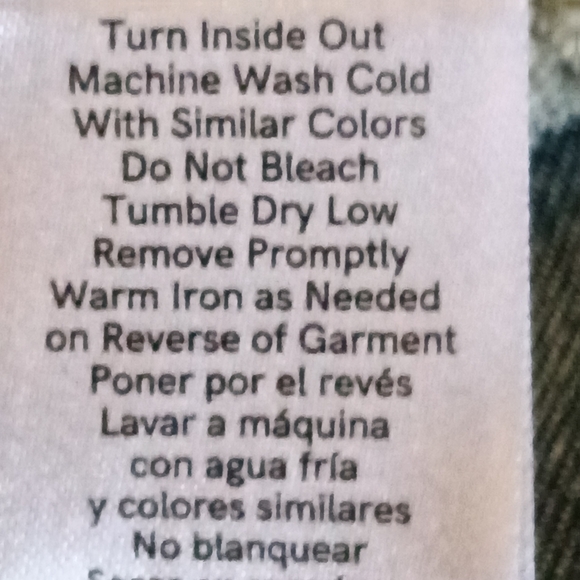 Venus Beaded Denim Jacket Blue Jean Button Down Pearls Size Small - Picture 13 of 13